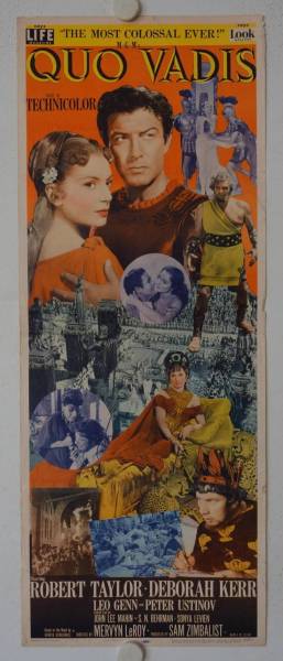Quo Vadis original release US Insert movie poster